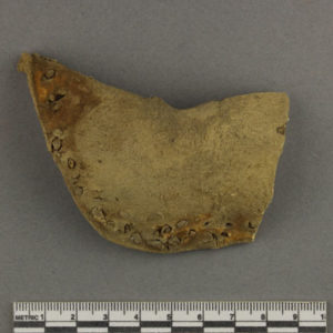 Ancient Egyptian sandal fragment from Amarna dated 1550 – 1069 BC