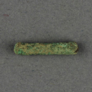 Ancient Egyptian metal fragment from Tell el Amana dated 1550 – 1069 BC