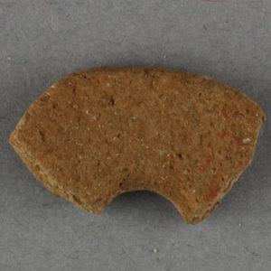 Ancient Egyptian pottery disc fragment from Amarna dated 1550 – 1069 BC