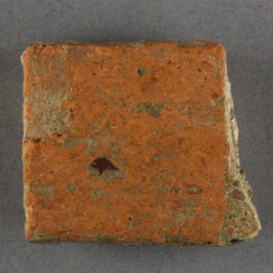 Ancient Egyptian tile fragment from Amarna dated 1550 – 1069 BC