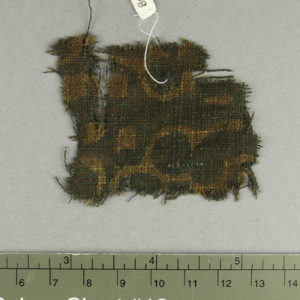 Ancient Egyptian cotton fragment from Qasr Ibrim dated After AD 642