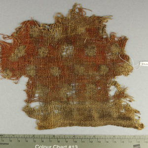 Ancient Egyptian cotton fragmen from Qasr Ibrim dated After AD 642