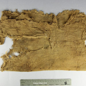 Ancient Egyptian cotton fragment from Qasr Ibrim dated 200 BC – AD 300