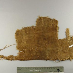 Ancient Egyptian cotton fragment from Qasr Ibrim dated 200 BC – AD 300