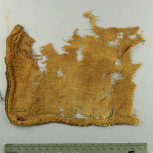 Ancient Egyptian cotton fragment from Qasr Ibrim dated 200 BC – AD 300