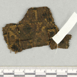 Ancient Egyptian textile fragment from Qasr Ibrim dated AD 550 – 1400