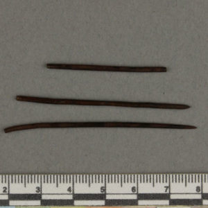 Ancient Egyptian needle fragments from Amarna dated 1550 – 1295 BC