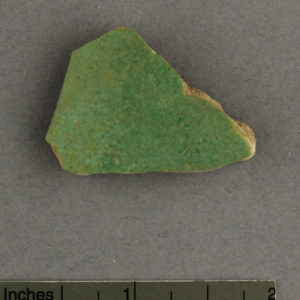 Ancient Egyptian faience fragment from Qaw el Kibir Amarna