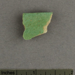 Ancient Egyptian faience fragment from Qaw el Kibir Amarna