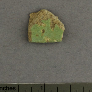 Ancient Egyptian faience fragment from Qaw el Kibir Amarna