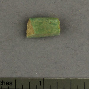 Ancient Egyptian faience fragment from Qaw el Kibir Amarna