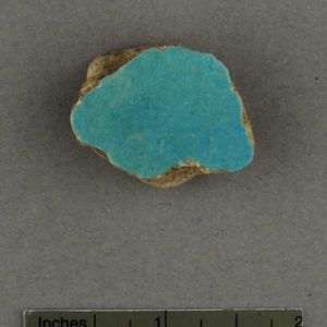 Ancient Egyptian faience fragment from Qaw el Kibir Amarna