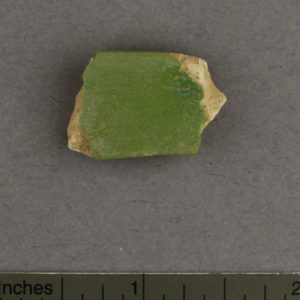 Ancient Egyptian faience fragment from Qaw el Kibir Amarna