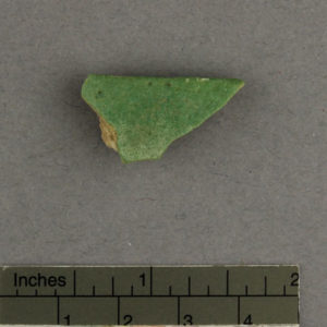 Ancient Egyptian faience fragment from Qaw el Kibir Amarna