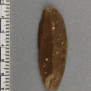 Ancient Egyptian chert blade from Abydos dated 5300 – 3000 BC