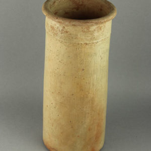 Ancient Egyptian cylindrical vase dated 3000 – 2890 BC