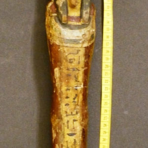 Ancient Egyptian funerary figurine of Iret-ireru from Faiyum dated 664 – 525 BC