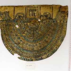 Ancient Egyptian cartonnage pectoral from Atfih dated 332 – 30 BC